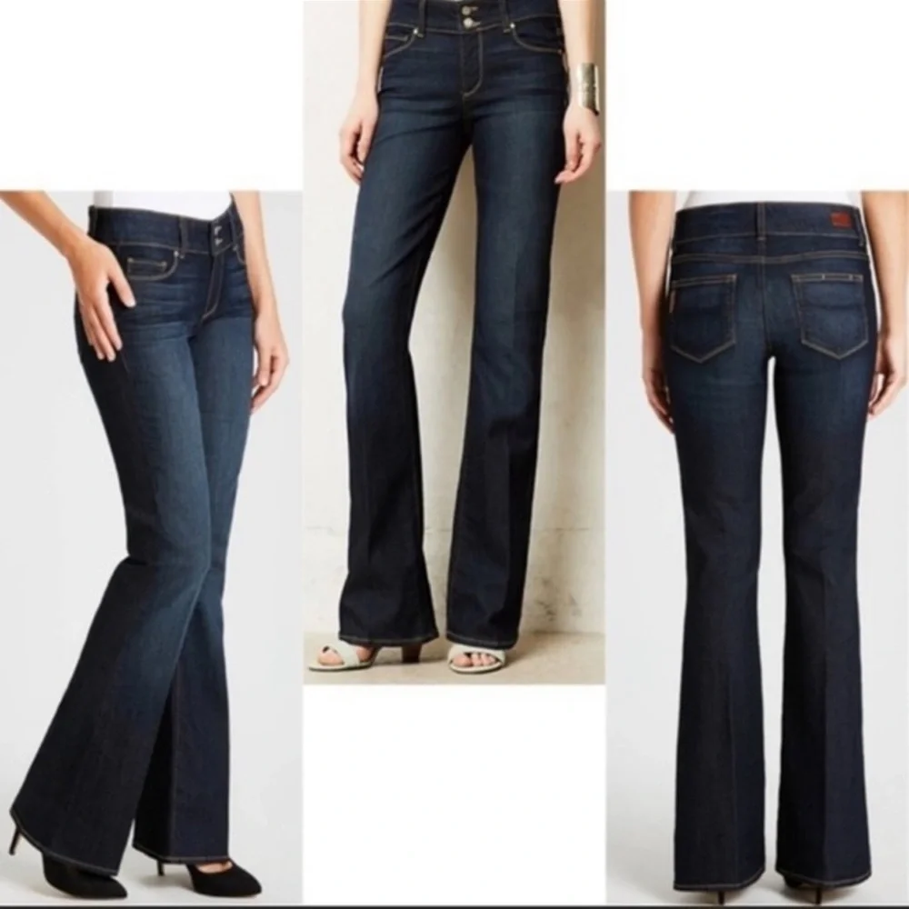 🔥 SALE Paige Hidden Hills Flared Premium Denim Jeans | Size 28